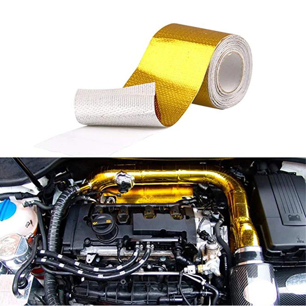 Теплоизоляционный экран воздухозаборник светоотражающий тепловой барьер 5 см /