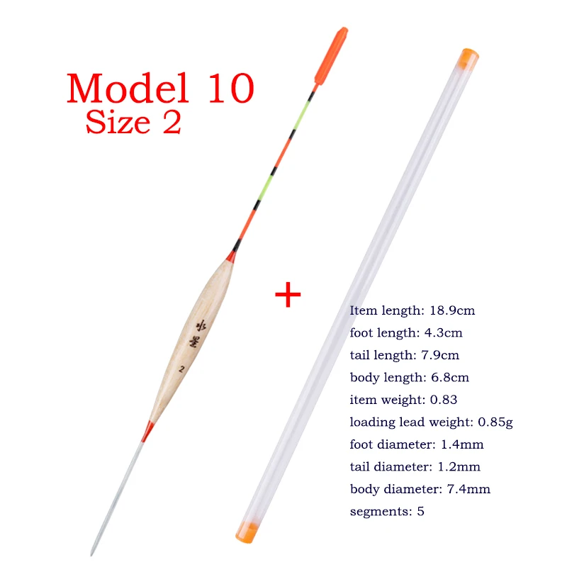 

1 Piece Fresh Water Fishing Float+1 Piece Gift Tube Shallow Water Balsa Bobber Crucian Buoy Fishing Tackles Tools Accessories