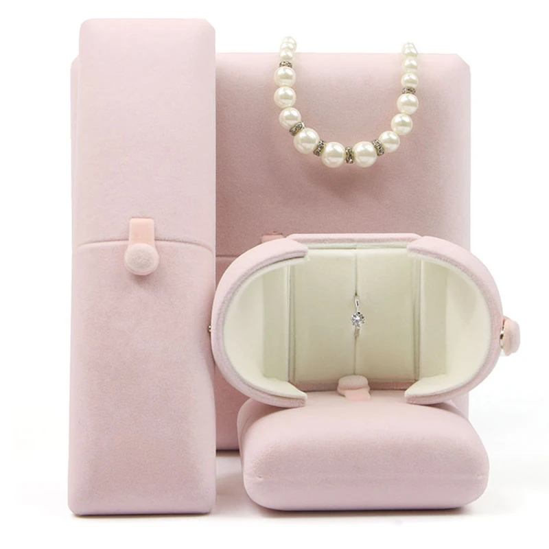 

Valentine's Day Engagement Wedding Jewelry Ring Surprise Gift Bearer Box Bangle Trinket Earrings Pendant Necklace Display Case