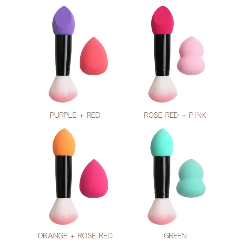 Губка слоеная палочка стержень с двойной головкой в форме капли воды Кисть для