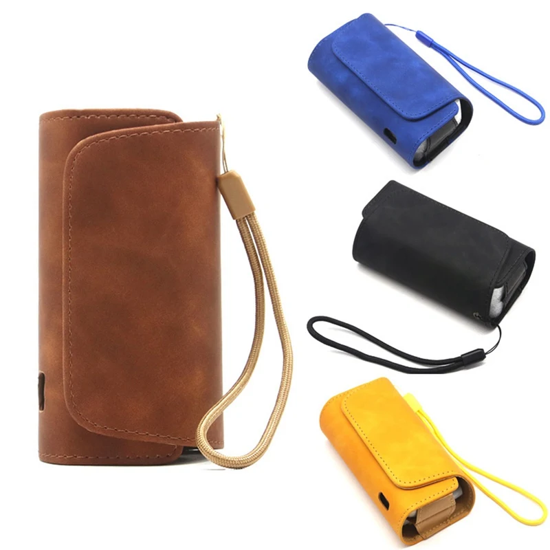 

Protective Case For Iqos 3.0 Duo Leather Cover For IQOS 3 Pouch Bag with Lanyard For IQOS 3 Cigarette Accessories Carry Case