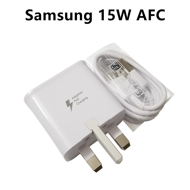 

UK British Standard AFC Adaptive Fast Charging Tablet, PC Adapter Charger, Samsung Galaxy Tab A7 2020 SM-T500 SM-T505C, 15W