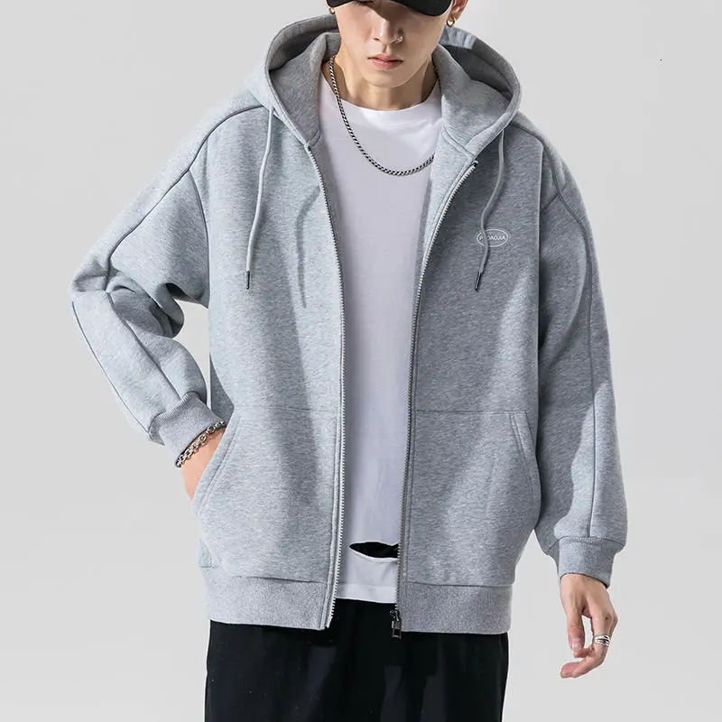 

2021 Hoodie Men New Japanese Plus-size Reflective Cardigan Jacket For Joggers Sport Leisure Streetwear Fashion Hot Sale