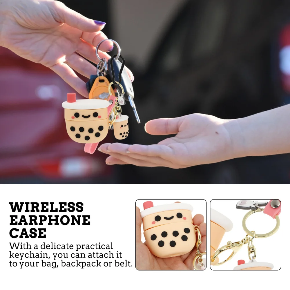 

Wireless Headphone Case Keychain Earphone Shell Compatible for Airpods Pro/3