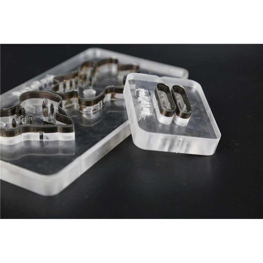 Сделай сам животные дизайн высечка для кожи изготовление на заказ акриловый/ПММА