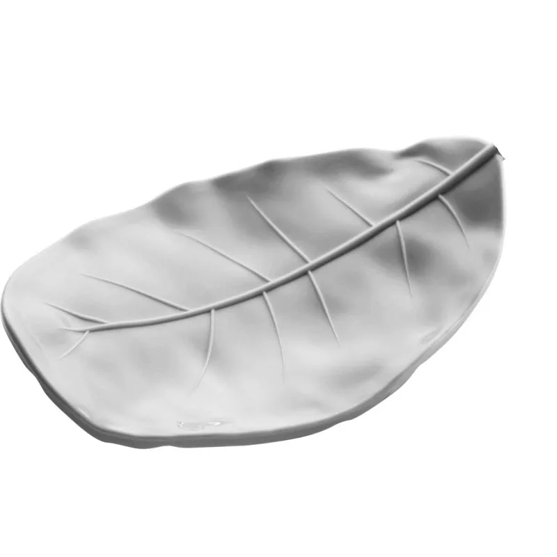 

3D Tree Leaf Silicone Mold Concrete Polymer Clay Resin Craft Soap Dish Molds Handmade Flower Pot Tray Mould