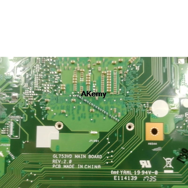 GL753VD материнская плата для ноутбука ASUS GL753 GL753VE FX73V Материнская I7-7700HQ GTX1050 |