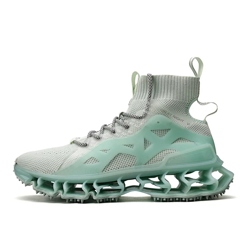 Мужская обувь Новинка Летние носки с высоким берцем Дышащая сетчатая для бега