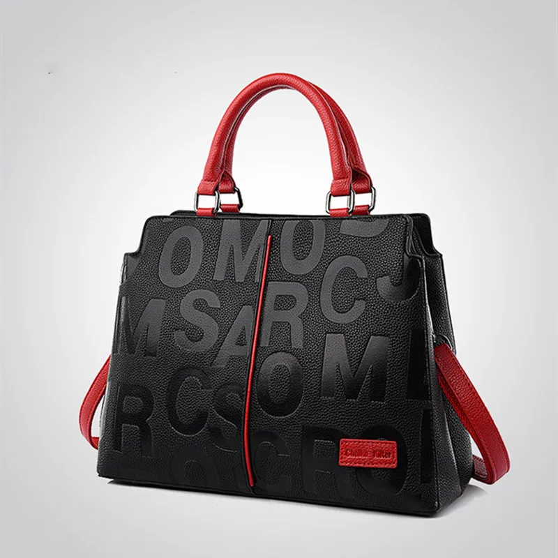 

Новинка 2021, модная вместительная сумка через плечо, Портативная Сумка-тоут на одно плечо, Сумка с надписью, дизайнерские сумки высокого каче...