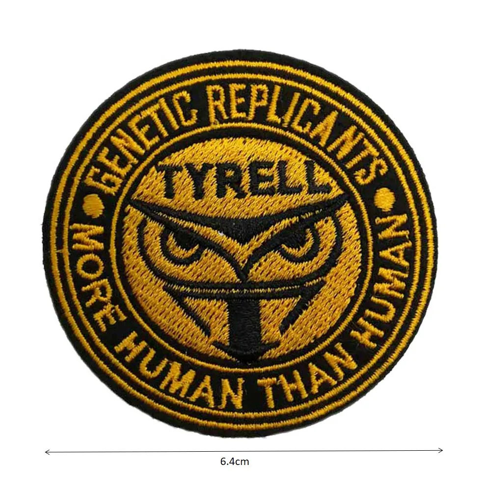 Blade Runner Tyrell Genetic Replicants Owl Uniform Movie TV Iron On Sew On Patch Cosplay Comstume scrapbooking accessories