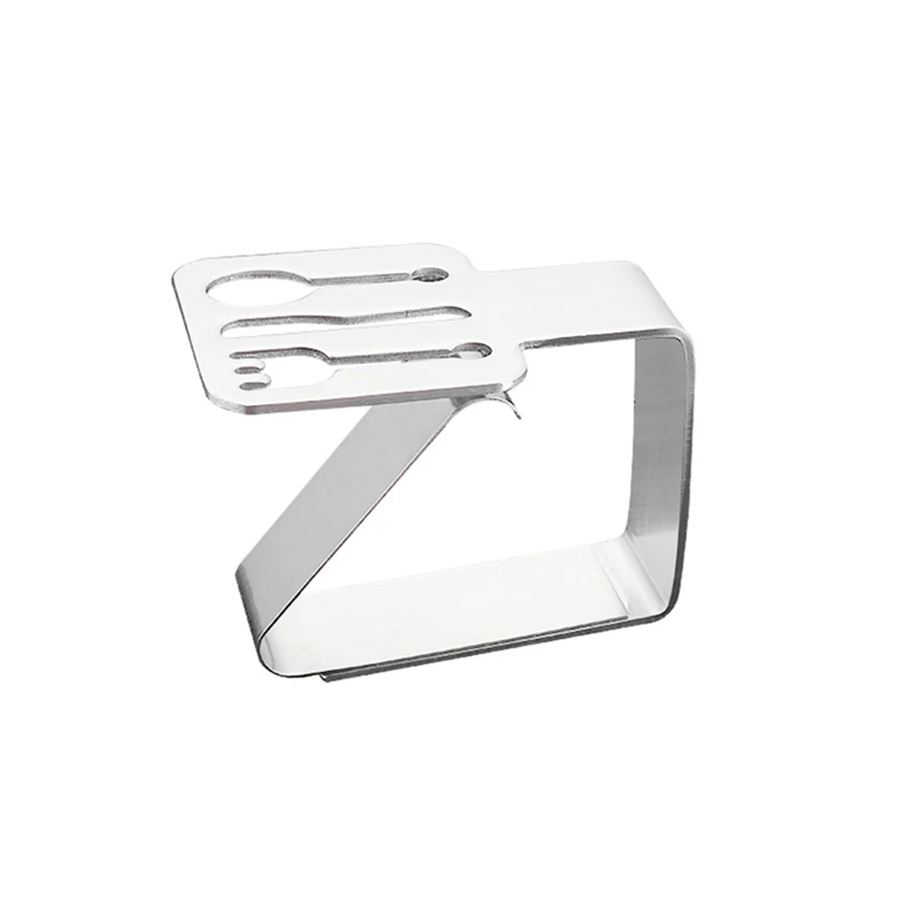 Зажим для скатерти из нержавеющей стали круглая скатерть Променада устойчивые