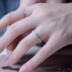 Милые юбки-пачки со звездочками, циркон тонкое кольцо серебро Цвет сплав вечерние свадебное кольцо на палец для влюбленных обручальные кольца аксессуары для женщин, корейский стиль