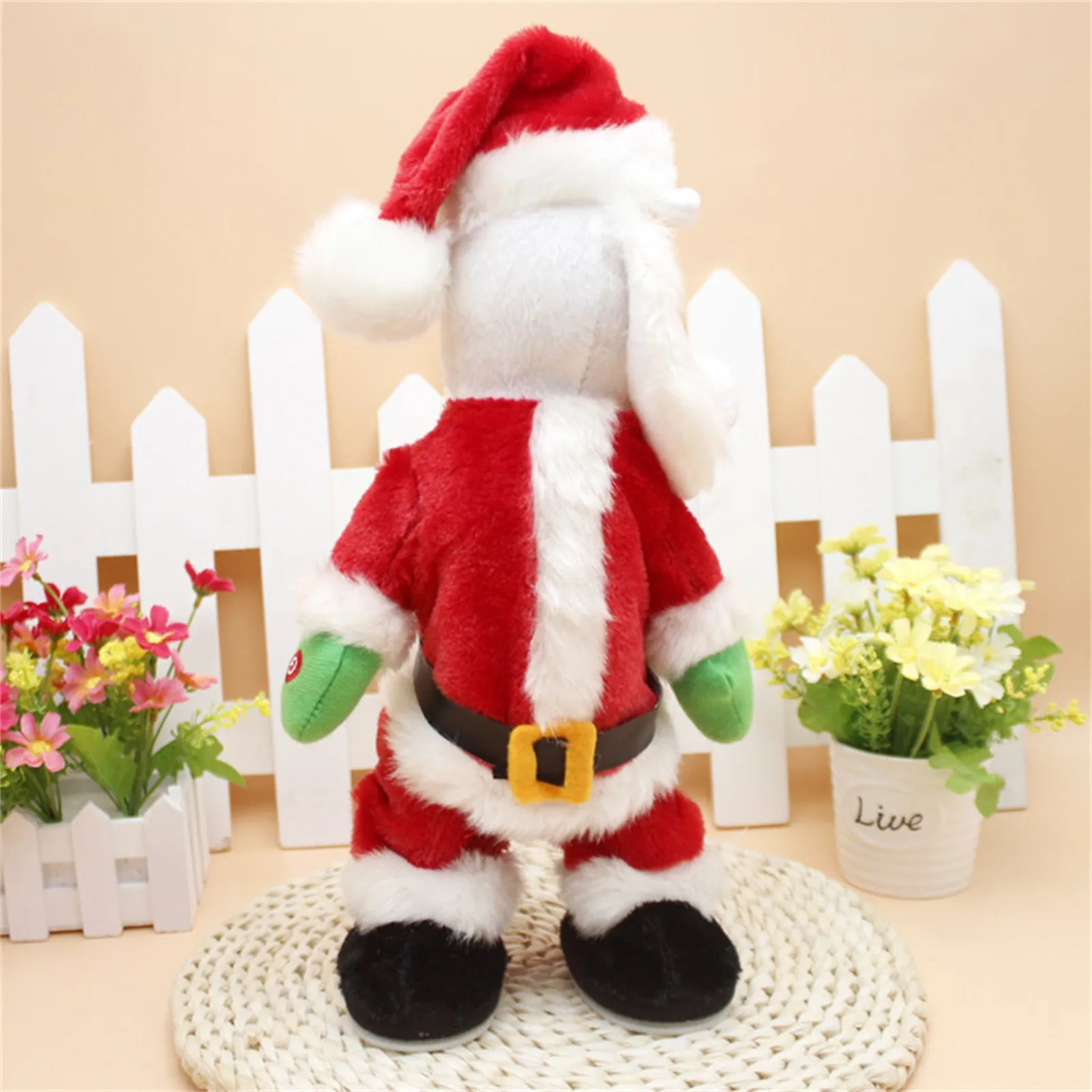 

Fidget Toys Santa Claus Music Toy Doll Christmas Decoration Holiday Party Ornament brinquedos Hot 2021