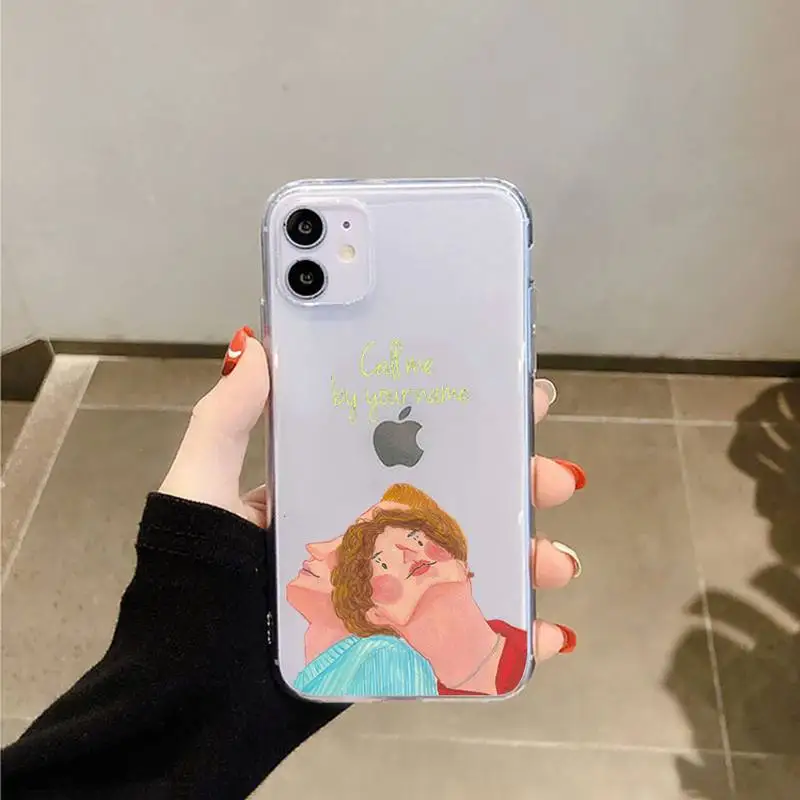

Call Me by Your Name Phone Case Transparent soft For iphone 5 5s 5c se 6 6s 7 8 11 12 plus mini x xs xr pro max