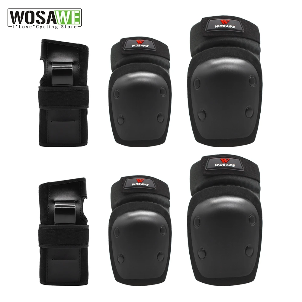 

Наколенники WOSAWE детские для катания на коньках, скейтборде, катания на коньках, защитное снаряжение, наколенники, налокотники, защита запяс...