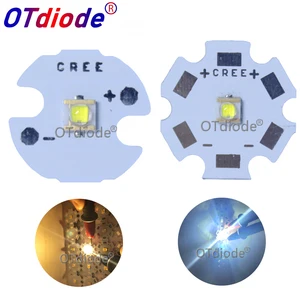 5 шт. полусветодиодный s 3 Вт светодиодный ОД холодный белый 6500 к теплый белый 3200 к 1-3 Вт светодиод с печатной платой 20 мм 16 мм 14 мм 12 мм 8 мм для вспысветильник точечного света лампы