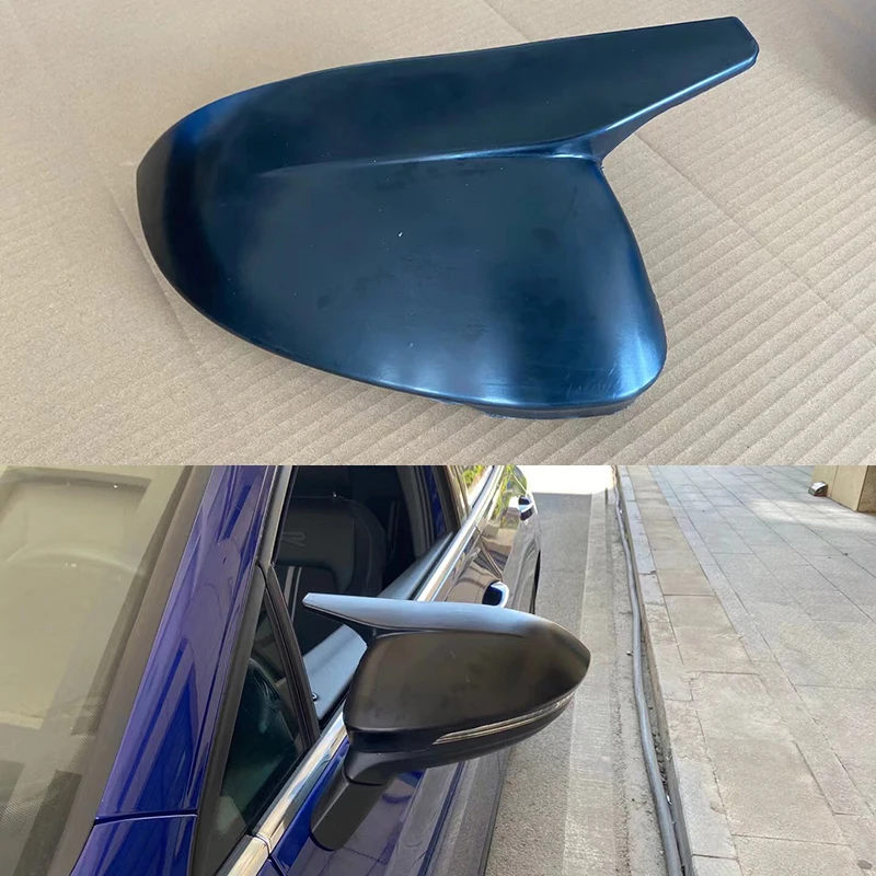 

Колпачки для боковых зеркал заднего вида для VW golf 8 2020, глянцевый черный клей