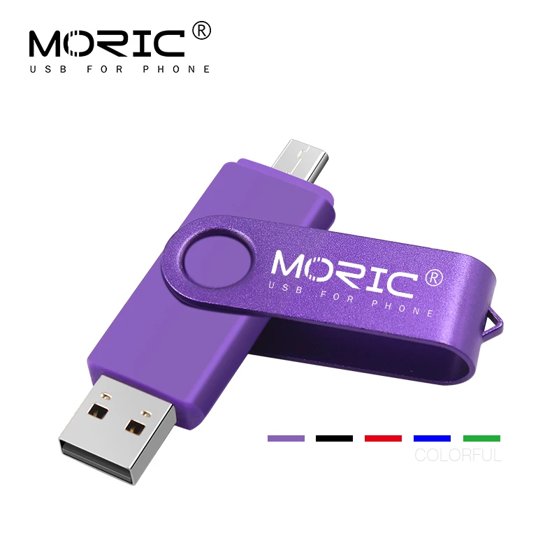 Металлический флеш-накопитель 2 в 1 micro usb 0 OTG USB флэш-накопитель 8 ГБ 16 32 64 128