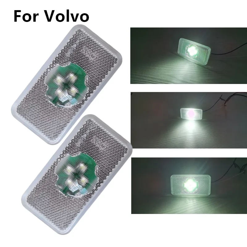 2 шт. белый отражатель для грузовика Янтарный светодиодный боковой маркер volvo