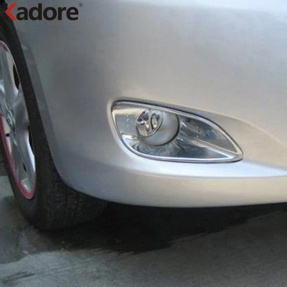 Для Toyota Vios 2010 2011 ABS хромированный передний противотуманный светильник накладка