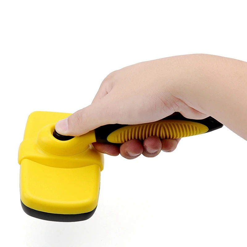 Самоочищающаяся щетка для собак удобная маленькая большая Расческа инструмент