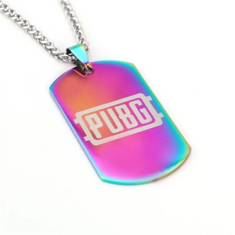 Игра PUBG Ожерелье Косплей Аксессуары Реквизит Playerunknown 's Battlegrounds Dog Tag модный