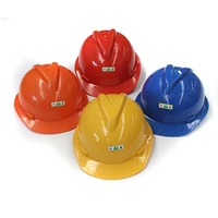 safety helmet construction workers safety helmets sunshade custom hd pe abs national standard breathable multiple color sale
