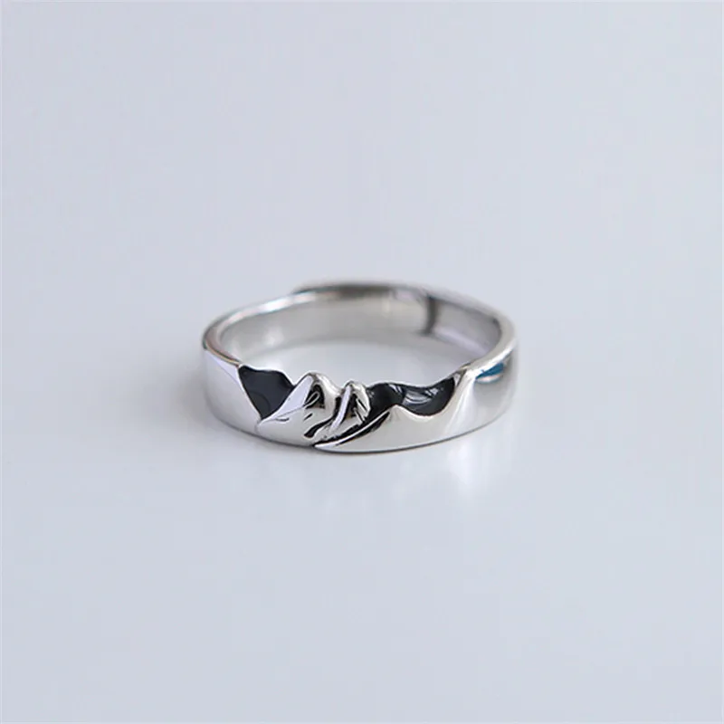 Женское кольцо из серебра 100% пробы с открытым кольцом | Украшения и аксессуары