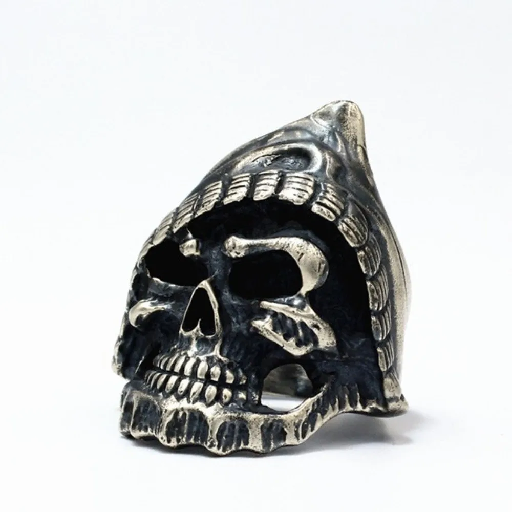 100% 925 серебро тайский серебряный властная панк личности в старинном стиле ретро