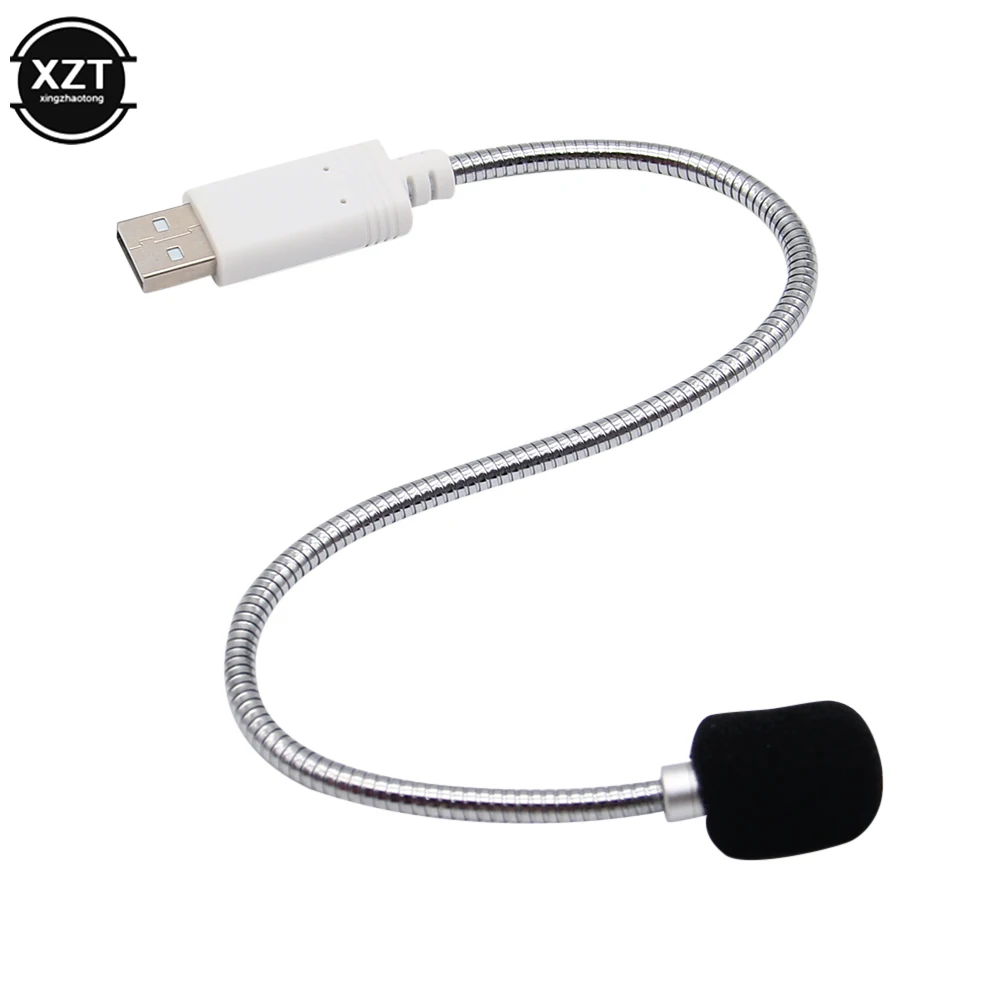 USB Flexible Microphone Mic Portable Studio Speech Audio External for PC Computer Laptop Mac | Электроника