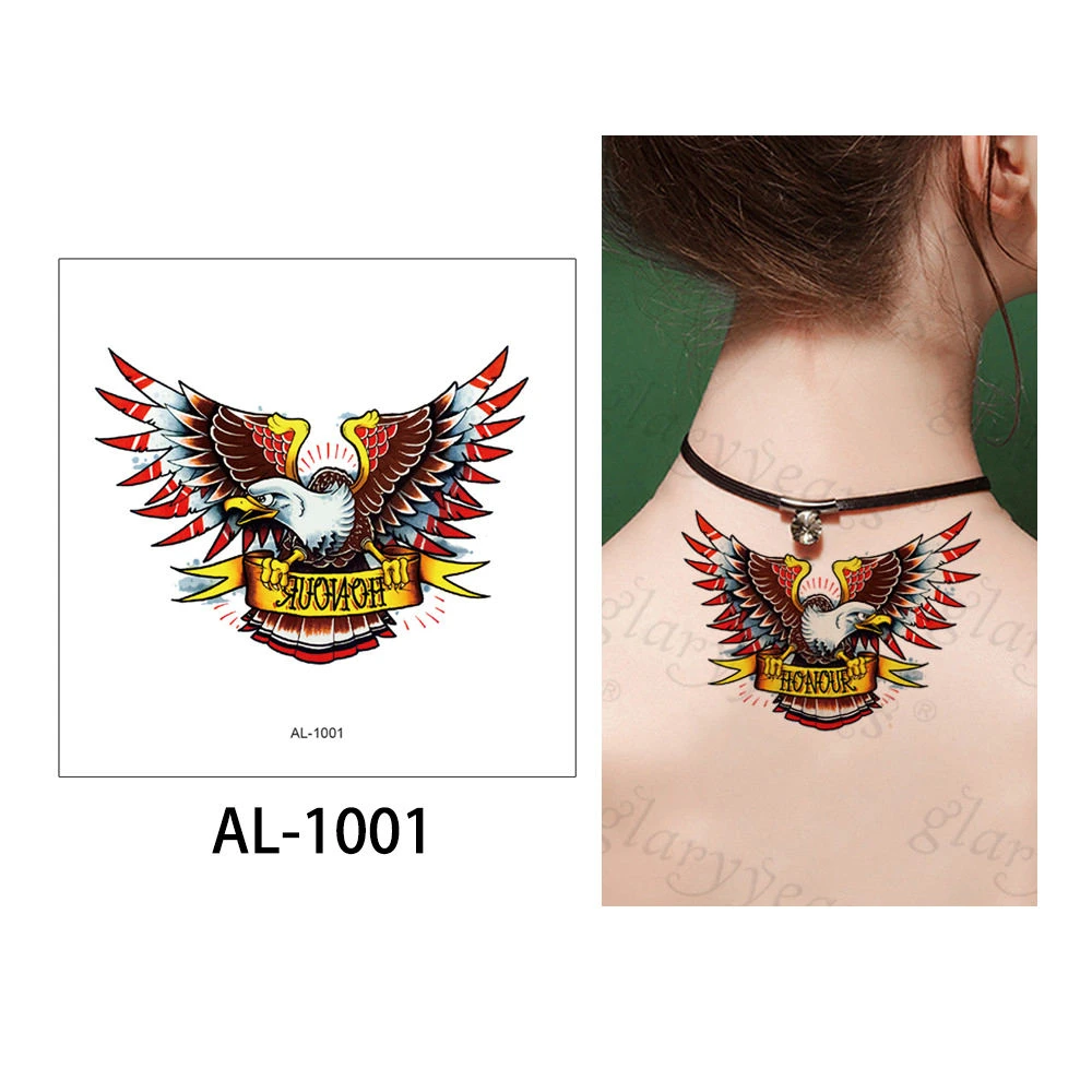 AL-1001 Glaryyears 1 лист 10*10 см футбол для временного макияжа тату-стикер поддельные тату флеш-тату водонепроницаемый маленький боди-арт для мужчин и женщин - Цвет: AL-1001