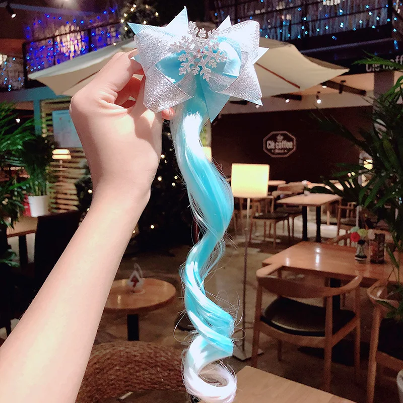 

[Xwen] 2021 New Fashion Children Frozen Hair Accessories Princess Aisha Girl Cartoon Hairpin Kids Headwear WSH105