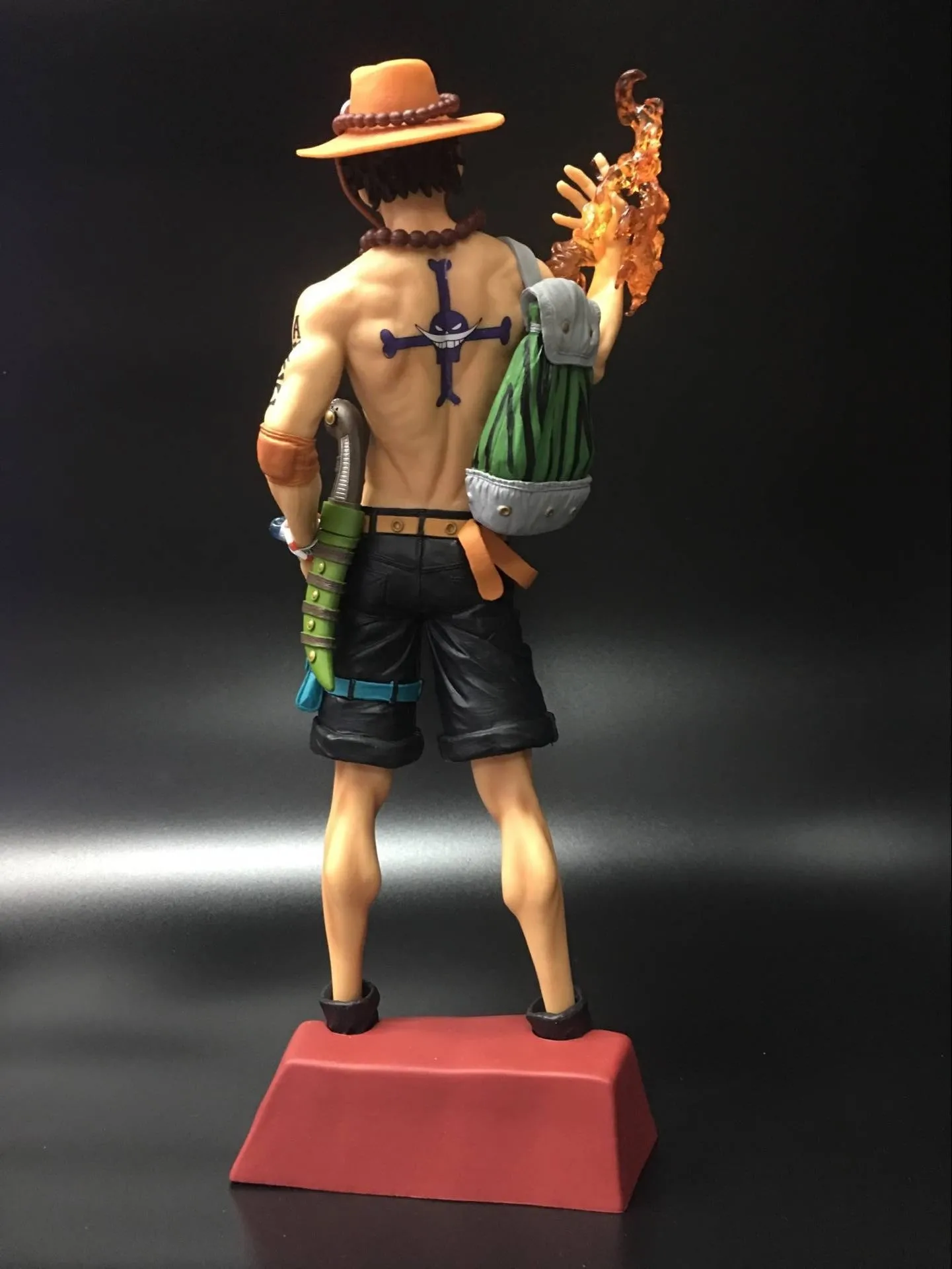 Аниме One Piece Super Master Stars piece MSP Fire Punch The Portgas D Ace Боевая версия. Экшн фигурка из ПВХ