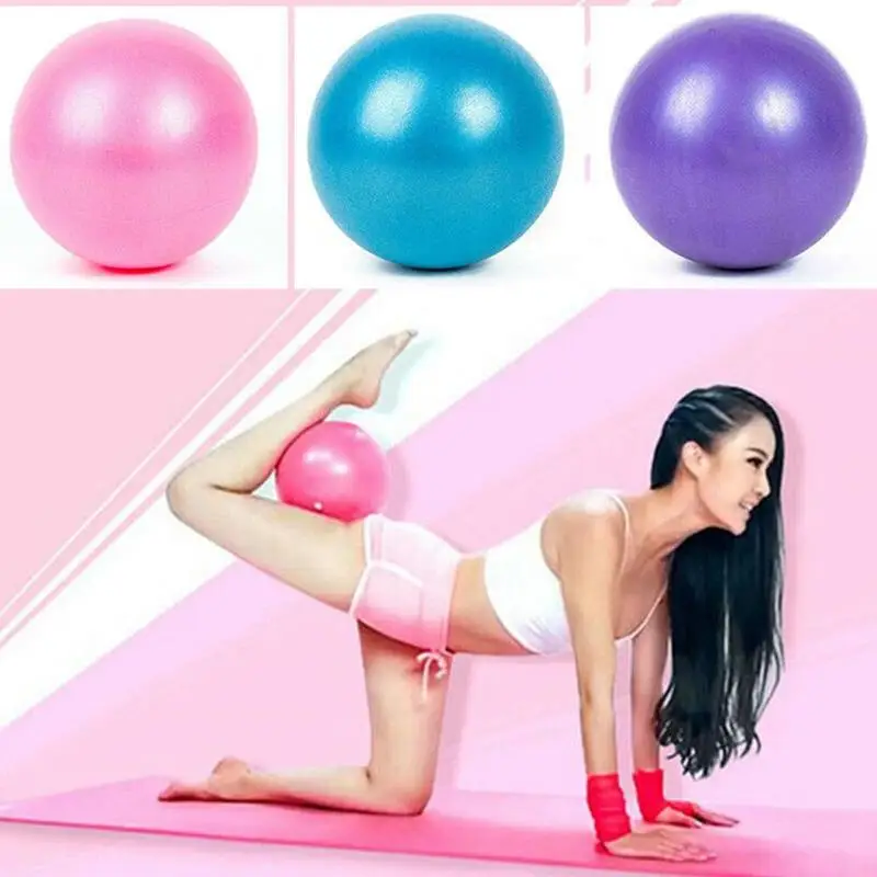 

Sports Fitness Yoga Ball 25cm Explosion-proof Scrub Mini Pilates Ball Balance Exercise Fitness Ball Indoor Training Hip Ball