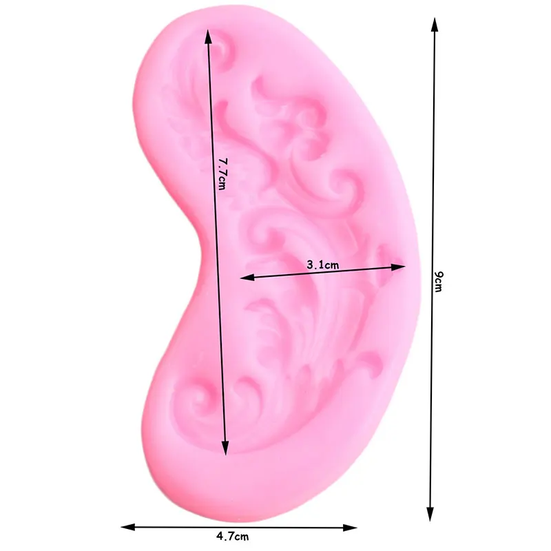 Рельефные силиконовые формы в стиле барокко для выпечки капкейков| |