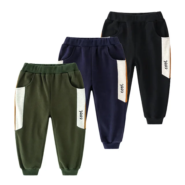 

Брюки для мальчиков, Новое поступление, Осенние хлопковые повседневные брюки, брюки для маленьких мальчиков, модные спортивные брюки 2019, де...