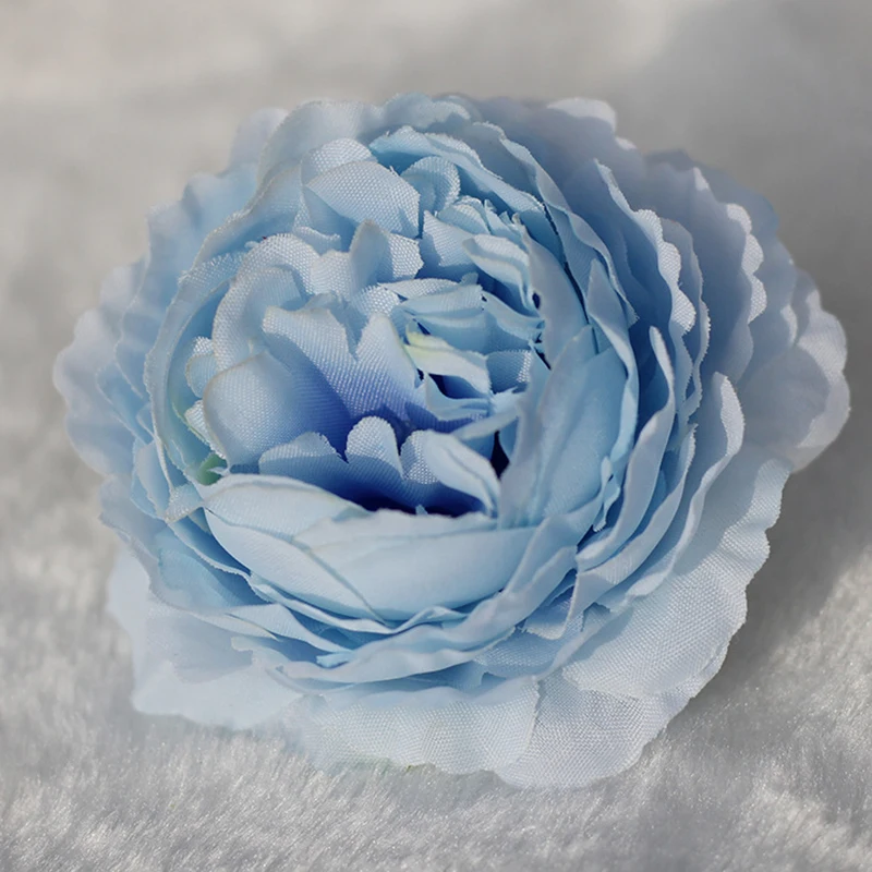 Искусственный цветок 8 см пион из шёлки Цветочная головка для свадебной