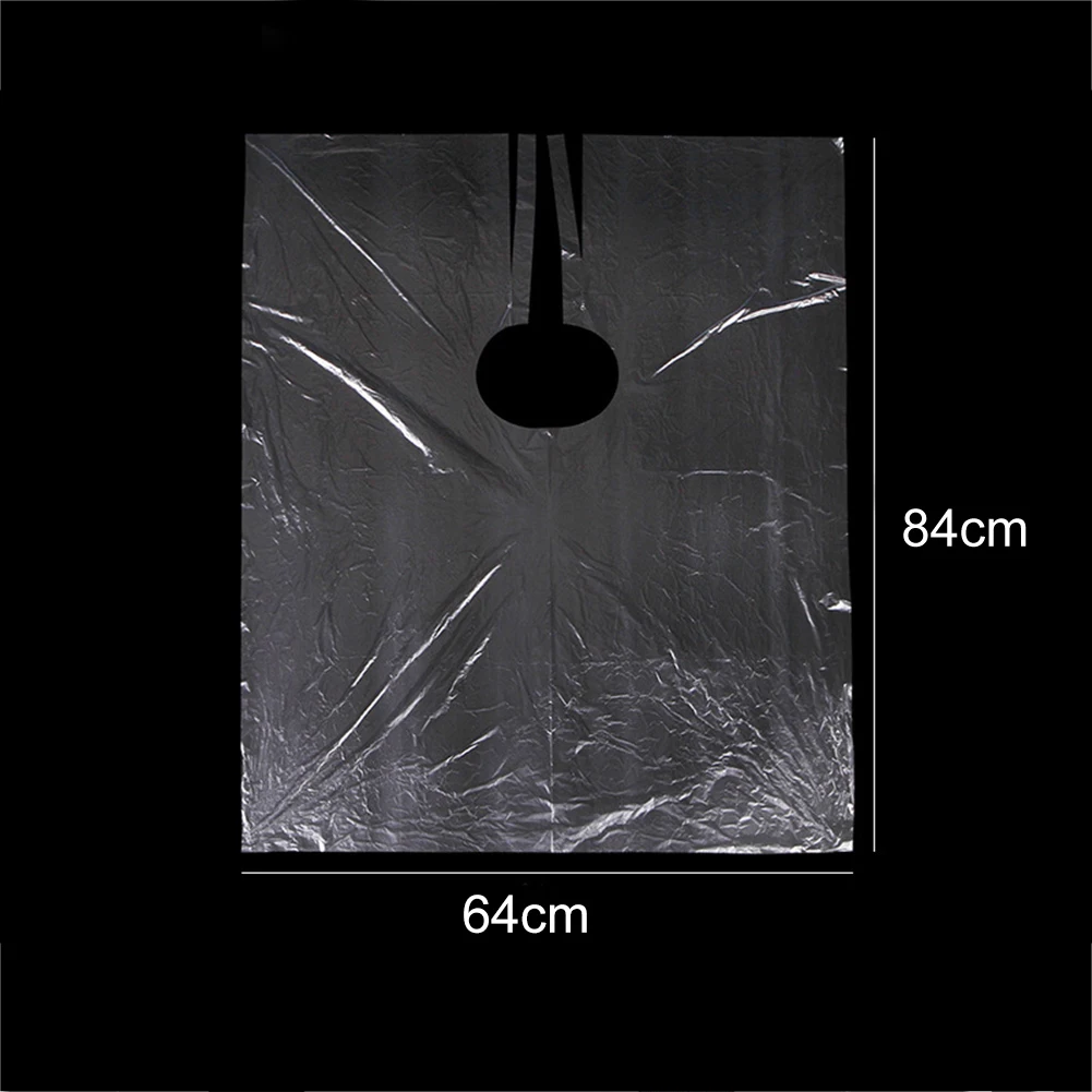 

Hot 50/100Pcs Disposable Waterproof Dye Perm Collar Haircut Apron Hairdressing Cape