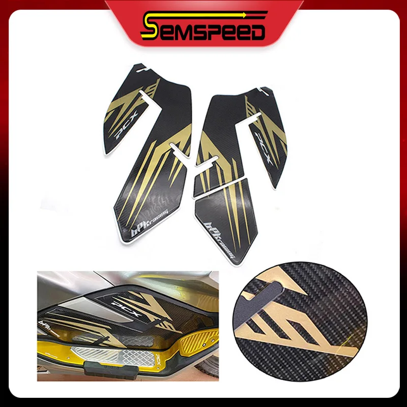 

Motorcycle Stickers For Honda PCX 150 PCX 160 2020 SEMSPEED ABS Plastic Foot Pedal Side Plate Sticker Ornamenting Protector