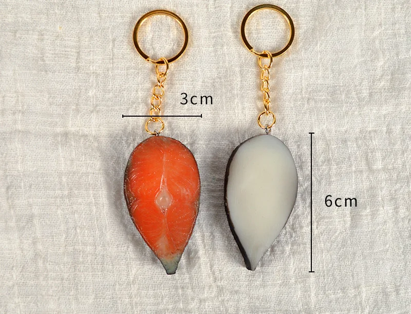 

Early Education Props KeyChain Resin imulation Steak Hot Dog Sashim Artificial food Charms keychains pendant necklace decoration