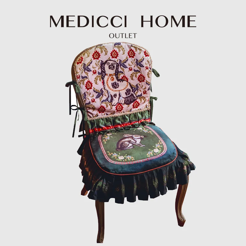 Slipcover American Style Vintage Accent Chairback Cover For Dining Room Chairs Bar Wedding Party Decor