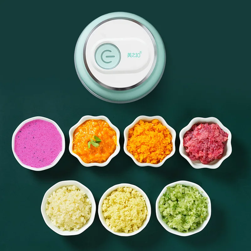 

Electric Garlic Masher Sturdy Durable Mini Crusher Chopper USB Charging For Crushed Garlic Crushed Ginger Crushed Fresh Chili