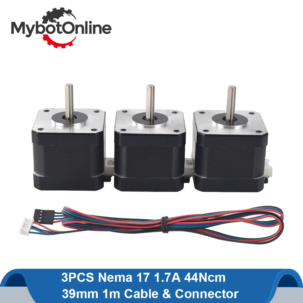 Шаговый двигатель Nema 17 42 motor Nema17 38 мм 42bygh 1.7A 4 проводной для 3D принтера с