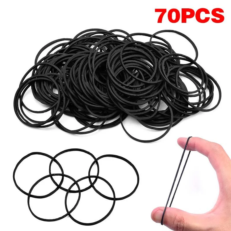 

70pcs Tattoo Rubber Bands Black Rubber Professional Tattoo Accessories For Tattoo Machine Gun Supply Black Rubber Bands