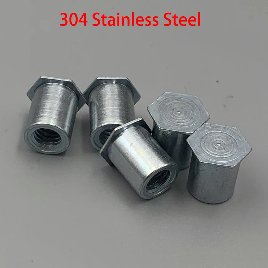 

M3 M4 M5*4mm 5mm 6mm 7mm 8mm 9mm 10mm 11mm 12mm BSOS 304 Stainless Steel PEM Blind Hole Self-Clinching Standoff Rivet Stud Nut