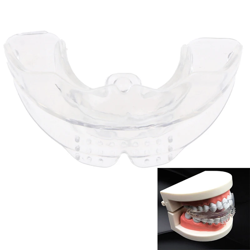 

Mouth Guard Tools 1pc Dental Transparent Silicone Orthodontic Teeth Retainer Dental Corrector Braces