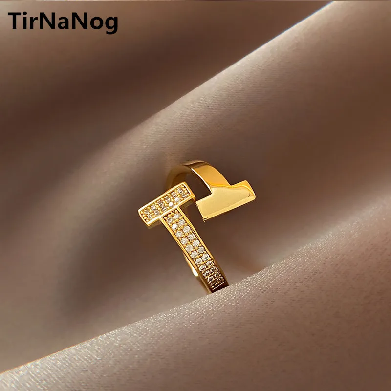 

Han Edition Of Restoring Ancient Ways Is Popular Contracted T Ring Geometrical Irregular Ring Finger Ring Women Jewelry Gifts
