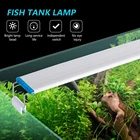 Светодиодный светильник для аквариума, супер тонсветильник водонепроницаемая лампа с зажимом для выращивания водных растений, сисветодиодный цвета, 18-58 см