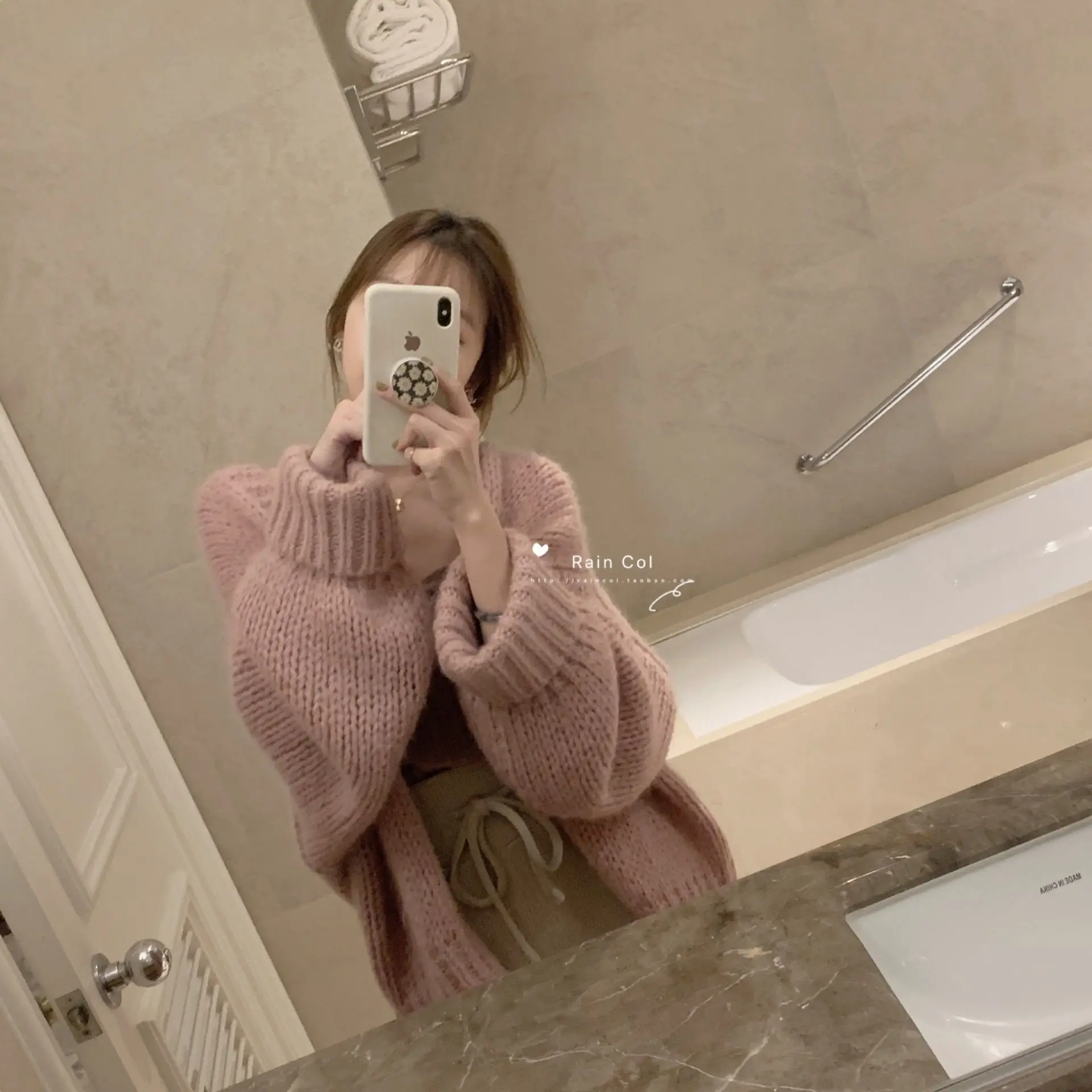 

2020 Winter Plus Size Knitted Solid Sweater Women Clothing Khaki Beige Pink Oversize Cardigans Loose Womens Coats Casual Fashion