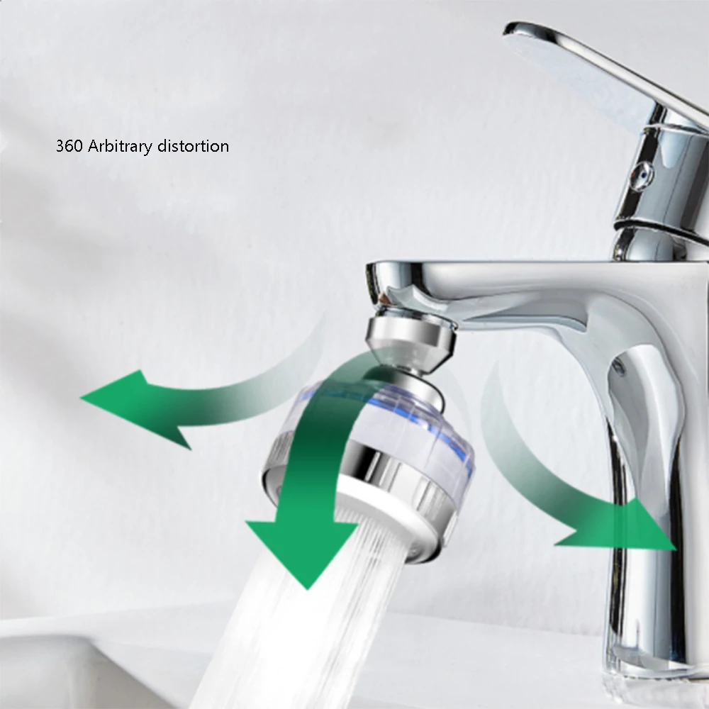 

360 Rotary Splash Filter Faucet Water Sprayer Tool Diffuser Kitchen Faucet Accessories